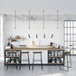 Stool Haven 4x Bar Stools Leather Padded Metal