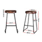 Stool Haven 4x Bar Stools Tractor Seat 75cm Black