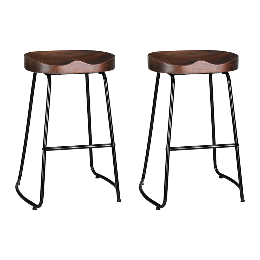 Stool Haven 2x Bar Stools Tractor Seat 65cm