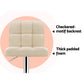 Stool Haven Set of 2 PU Leather Gas Lift Bar Stools - Beige
