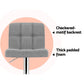 Stool Haven Set of 4 Fabric Swivel Bar Stools - Grey