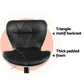 Stool Haven 2x Bar Stools Gas Lift Leather Seat Black