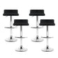 Stool Haven 4x Bar Stools Adjustable Gas Lift Chairs Black