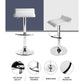 Stool Haven 4x Bar Stools Adjustable Gas Lift Chairs White