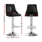Stool Haven Bar Stool Bentwood Swivel Adjustable Kitchen Counter Stool Leather Black