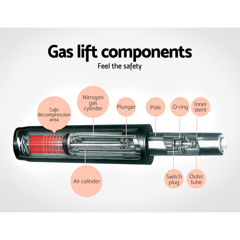 Stool Haven Set of 4 PU Leather Backless Bar Stools - Black and Chrome