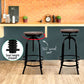 Stool Haven 4x Bar Stools Kitchen Dining Chairs Adjustable Wooden Vintage Stool