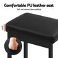 2x Stool Haven Metal Bar Stools PU Seat Dining Counter Chairs