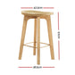 Stool Haven 2 x Bar Stools Bamboo & PVC Rattan