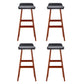 Stool Haven 4x Bar Stools Wooden Stool Black