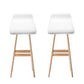 Stool Haven 2x Bar Stools Wooden Stool White