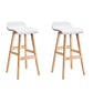 Stool Haven 2x Bar Stools Wooden Stool White