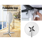 Gardeon Outdoor Bistro Bar Table & Adjustable Stools Adjustable - Metal / Circular
