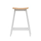 Stool Haven 2x Bar Stools Wooden Chairs Oak