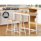 Stool Haven 2x Bar Stools Wooden Chairs Oak