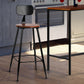 Stool Haven 2x Bar Stools Vintage Metal Chairs