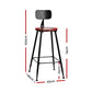 Stool Haven 4x Bar Stools Vintage Metal Chairs