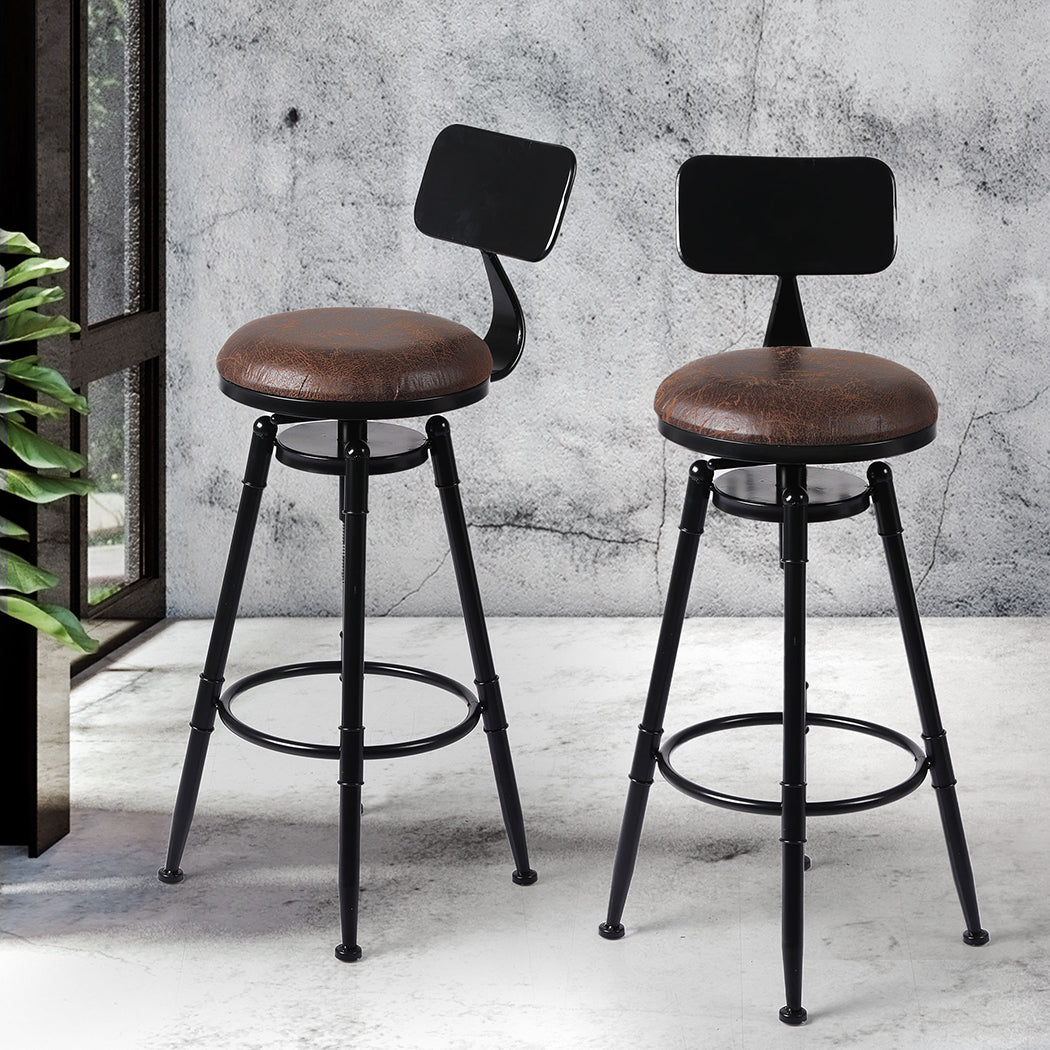 Levede 4pcs Bar Stool Kitchen Wooden
