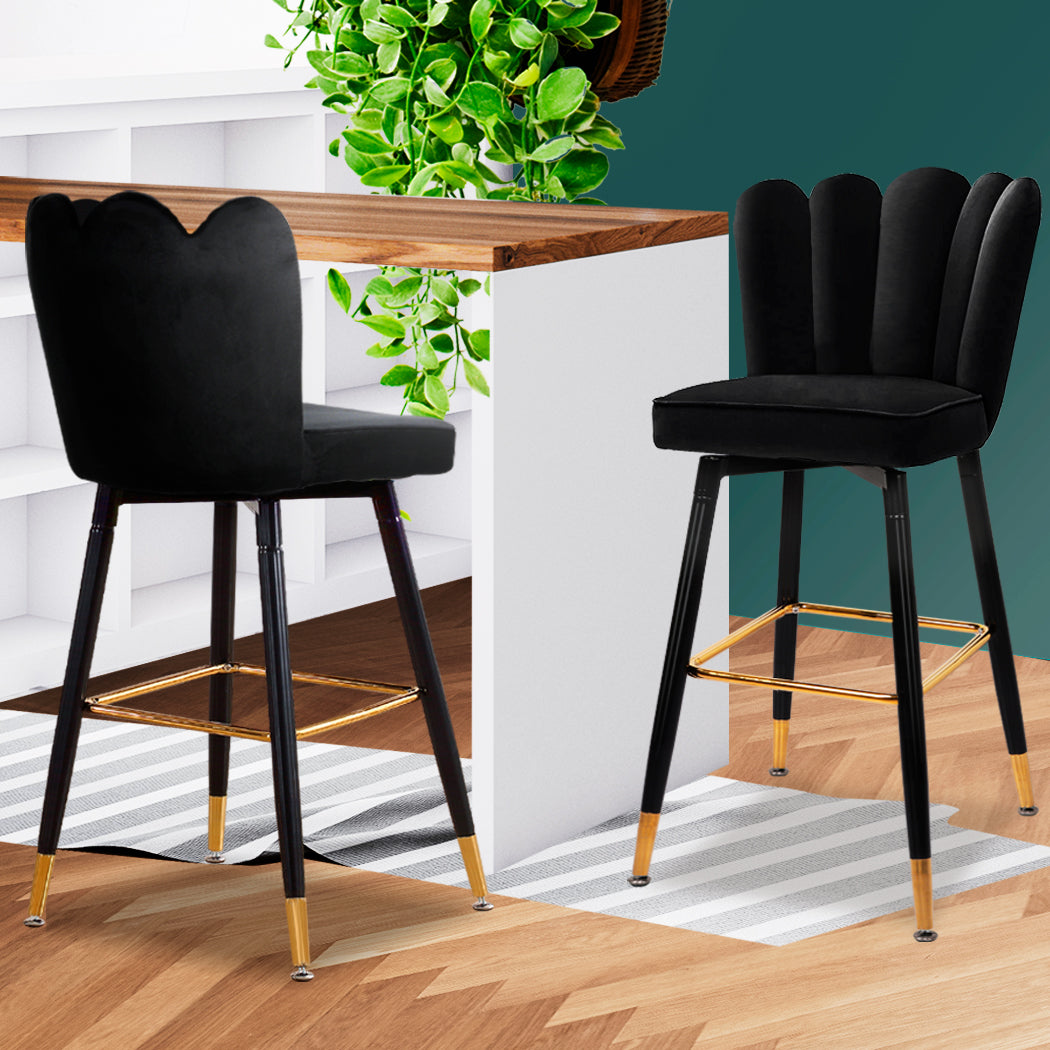 Levede 2x Bar Stools Kitchen Stool Chairs