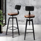 Levede 4x Bar Stool Kitchen Wooden Metal