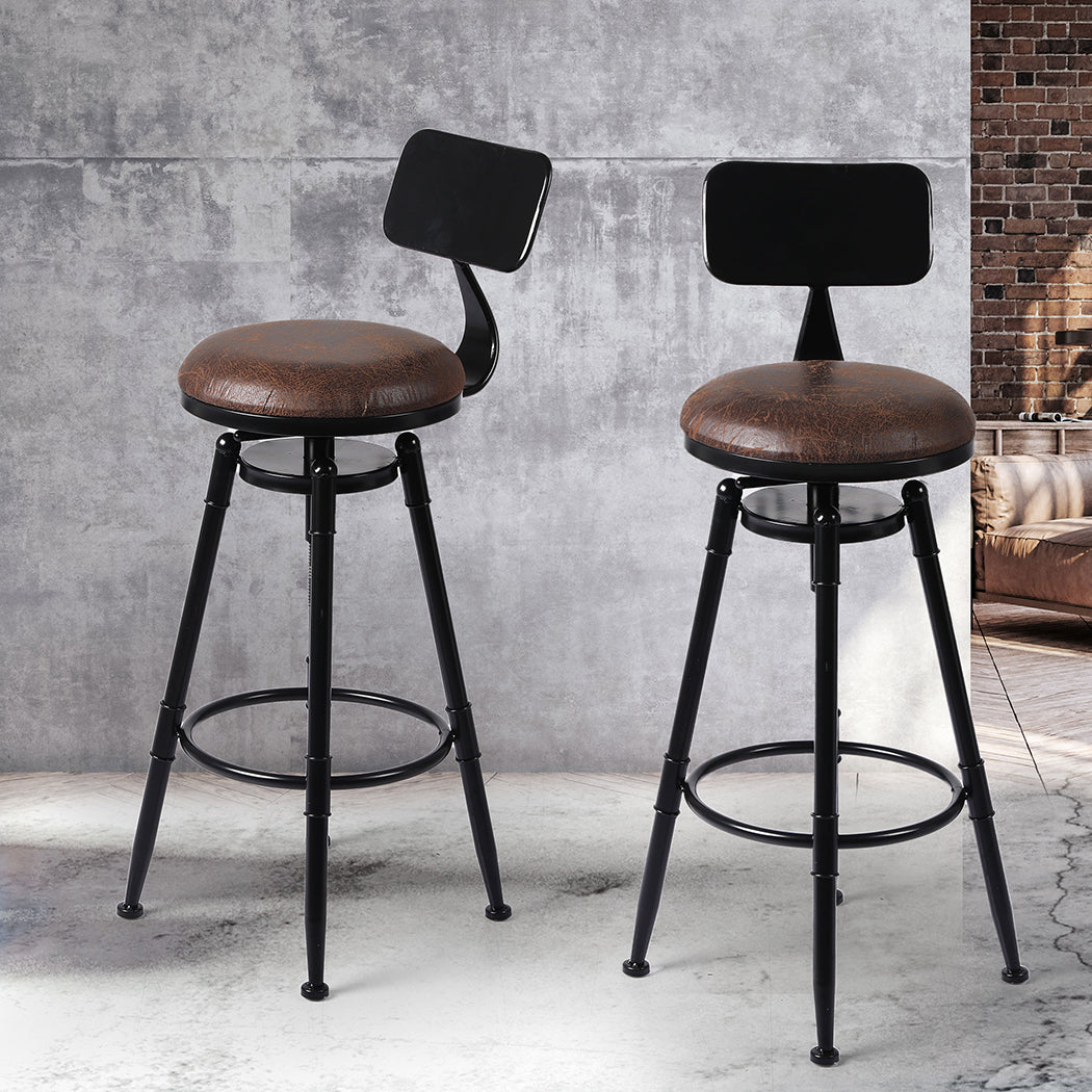 Levede 4pcs Bar Stool Kitchen Wooden