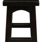 Tokyo Solid Mahogan Timber Footstool (Chocolate)