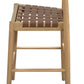 Elliot Leather Kitchen Counter Stool (Natural)