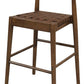 Elliot Leather Kitchen Counter Stool (Walnut)