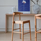 Arden Solid Oak Loom Kitchen Counter Stool (Almond)