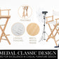 Director Movie Folding Tall Chair 76cm Beech WOOD HUMOR