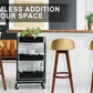 La Bella 4 Set 72cm Coffee Brown Wooden Bar Stool Leila Leather