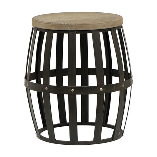 Industro Chic Barrel Stool 45cm