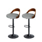 Levede 1x Bar Stool Gas Lift Kitchen Grey