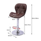 Levede 2x Bar Stool Swivel Gas Lift Brown