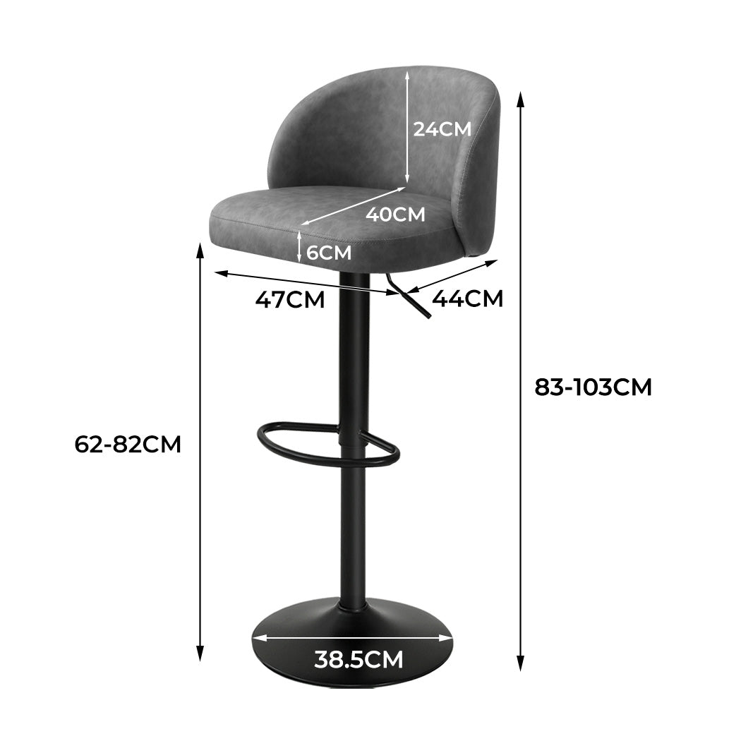 Levede Rolling Bar Stool