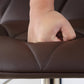 Levede 2x Bar Stool Swivel Gas Lift Brown