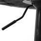 2x Bar Stools Stool Kitchen Chairs Swivel Grey